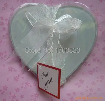 Подарок на свадьбу и раздаточный материал для гостей- европейский стиль в форме сердца стеклянные подставка для фото вечерние Сувениры# GTE34