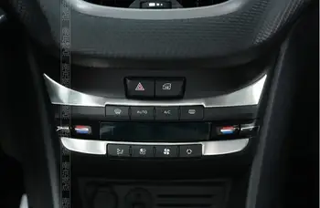 

Car Control Panel Stickers Air Conditioning Switch Interior Sequins Sticker for Peugeot 2008 208 2014 - 2017 Parts