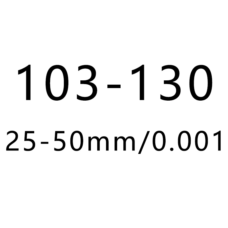 Mitutoyo 103-137/138/139/140 внешний микрометр 0-25-50-75-100mm/0,01 измерения суппорты 103-129/130 0-25-50mm/0,001 мм Micrometro - Цвет: 103-130(25-50mm)