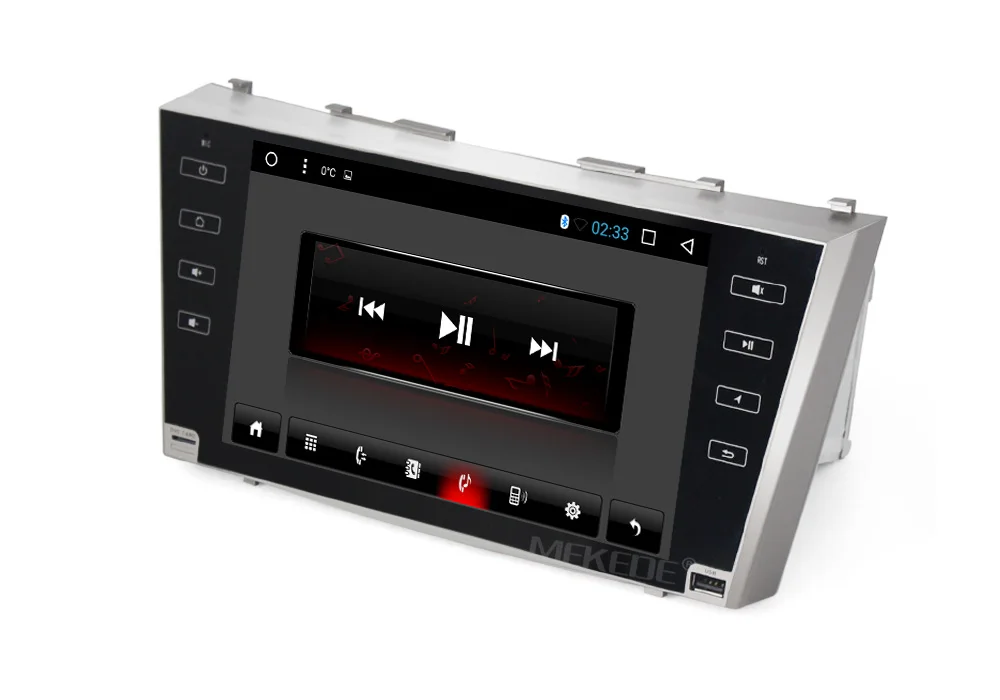 Perfect Allwiner T3 Android 7.1 Qua core car GPS navigation head unit player for toyota camry 2008-2011 with 2G RAM 16G ROM WIFI BT 3G 27