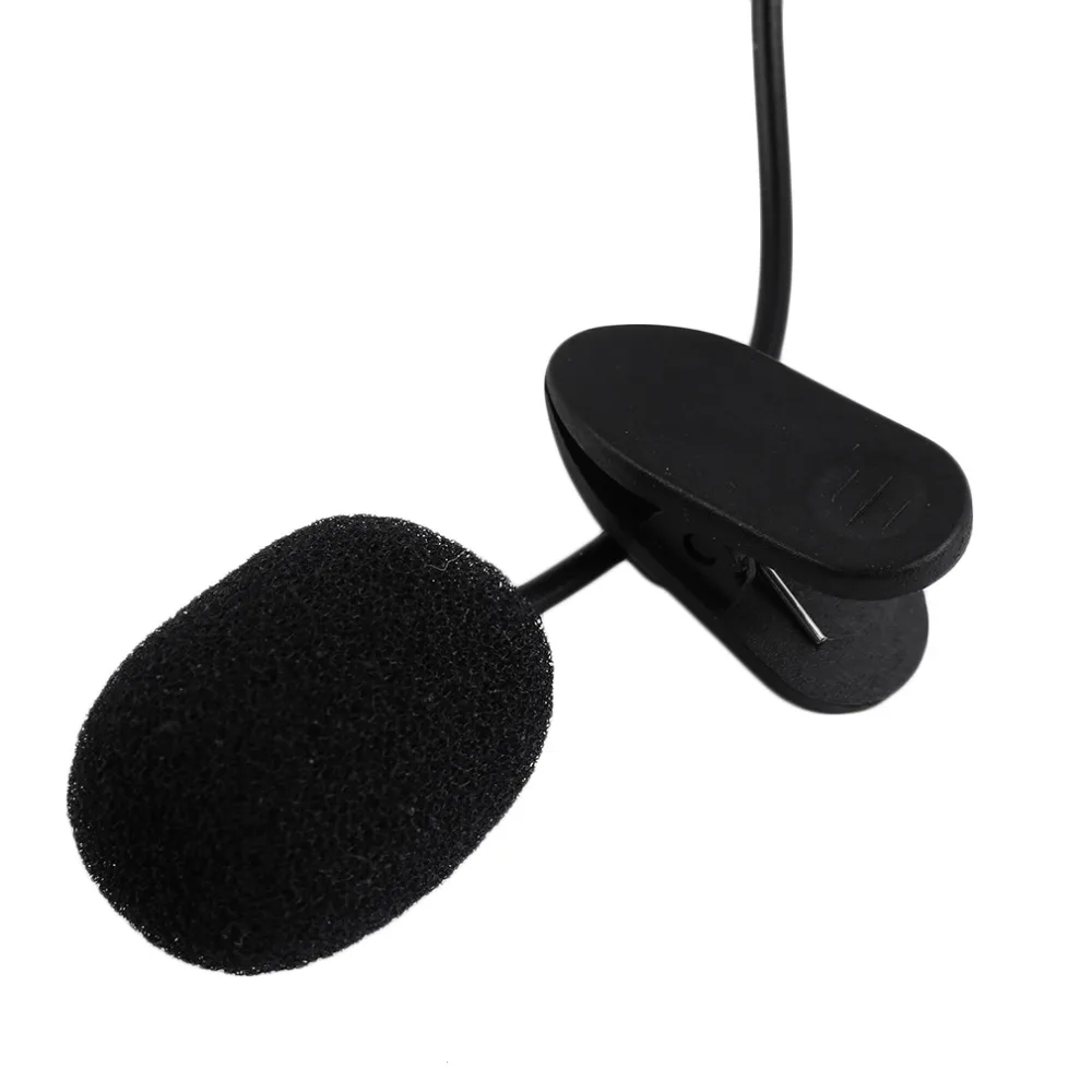 Hot Newest External 3.5mm Clip-on Lapel Lavalier Microphone PC Laptop mini microphone Portable Lound Speaker dropshipping