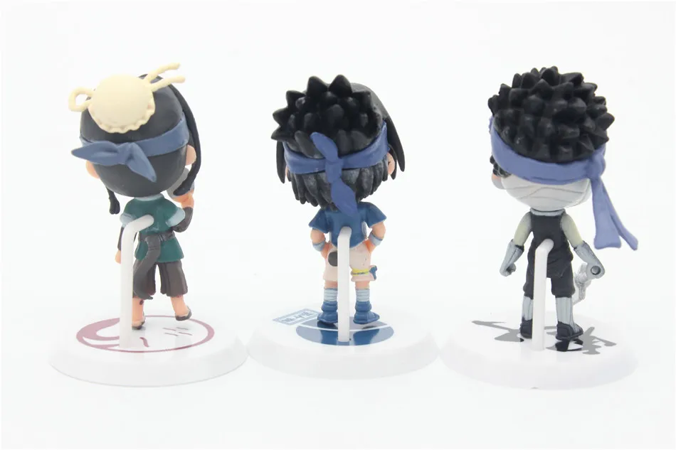 Chanycore 6 шт./компл. Q версия Новая фигурка Наруто набор Sasuke Sakura Uchiha Madara Orochimaru ПВХ