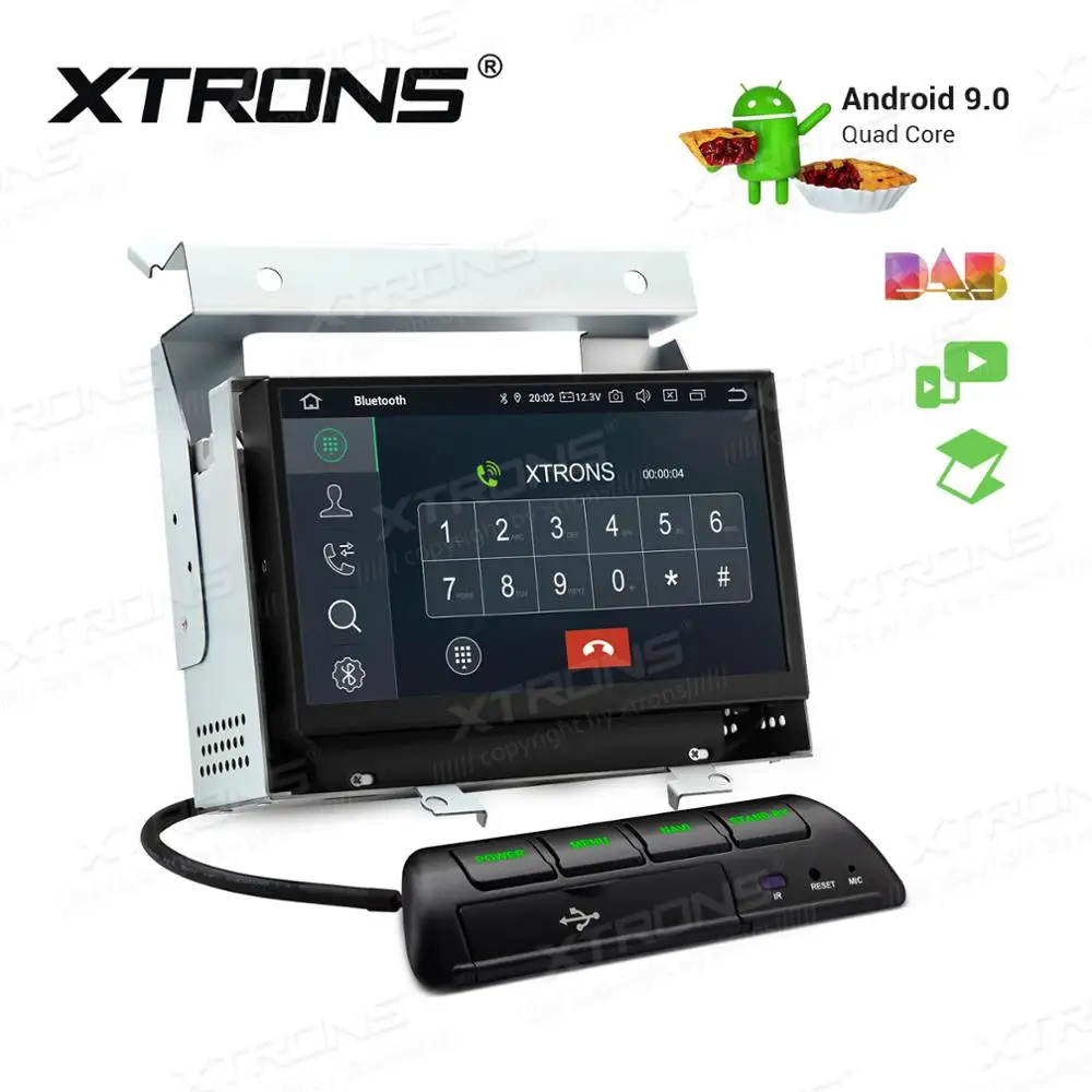 Perfect 7" Android 9.0 Pie OS Car Multimedia Navigation GPS for Land Rover Freelander 2 2006-2014 (L359) with Full RCA Output Support 0