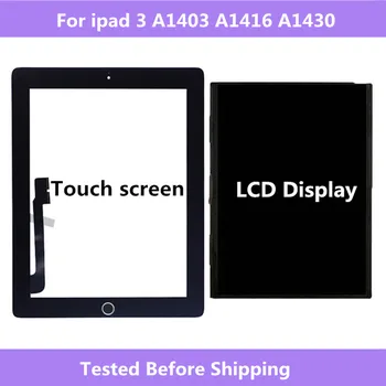 

For ipad 3 A1403 A1416 A1430 LCD Display / Touch Screen Digitizer panel Screen Repair Part For ipad 3 Tablet Screen