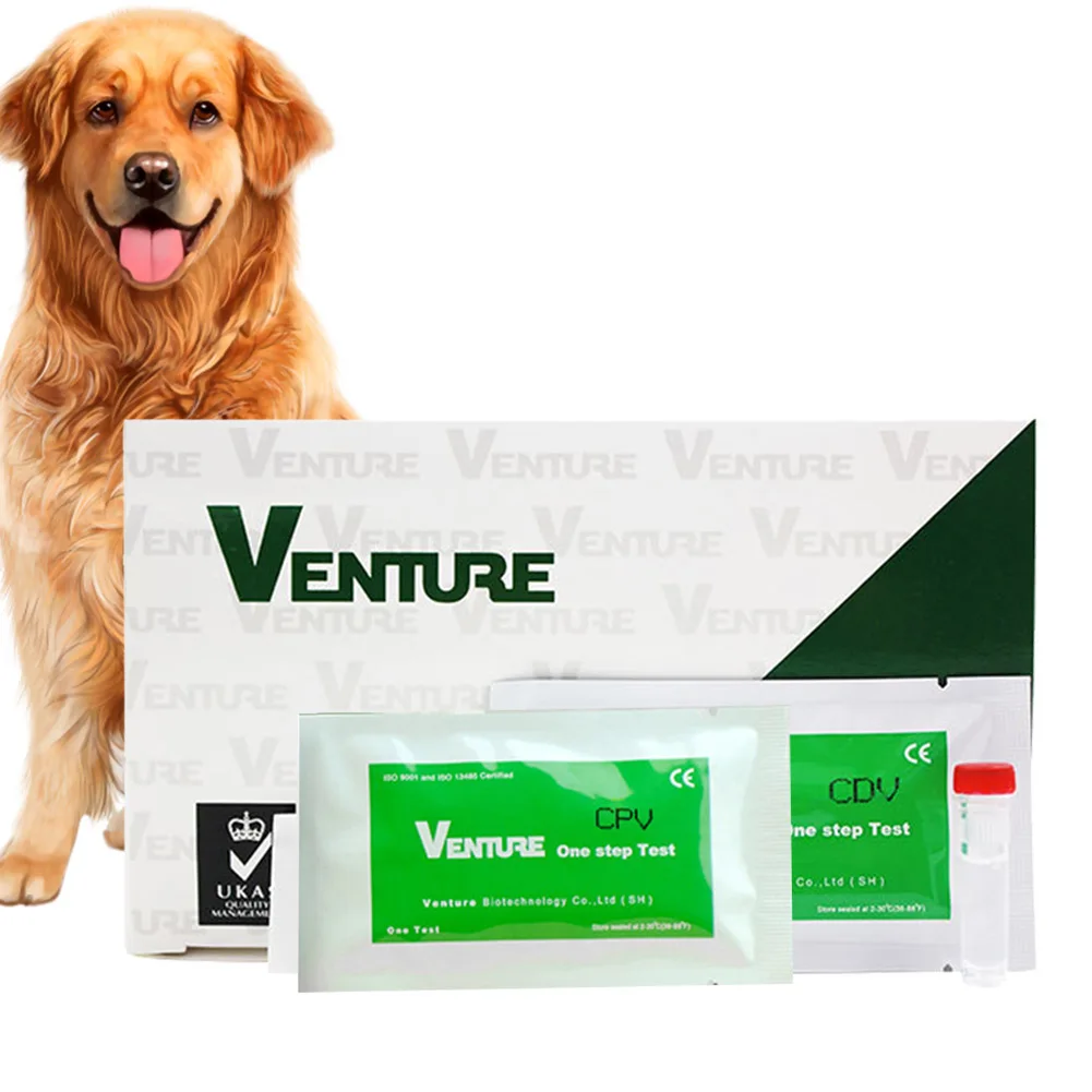 

Hot Dog Distemper Virus CDV/CPV Home Nasal Swab Health Test Paper One Step Test LFD