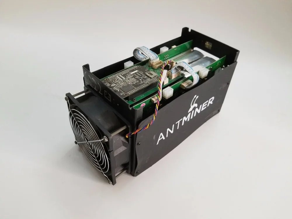 YUNHUI BTC шахтер используется Antminer S5 1150 г 28NM BM1384 Bitcoin Шахтер ASIC шахтер (без источника питания)