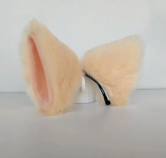 Inu x Boku SS Fox Ear Cat Ears Hair Pin Bobby Pin Plush Headwear Cosplay Hair Accessories Decorations Accessory Christmas Cute - Цвет: 15