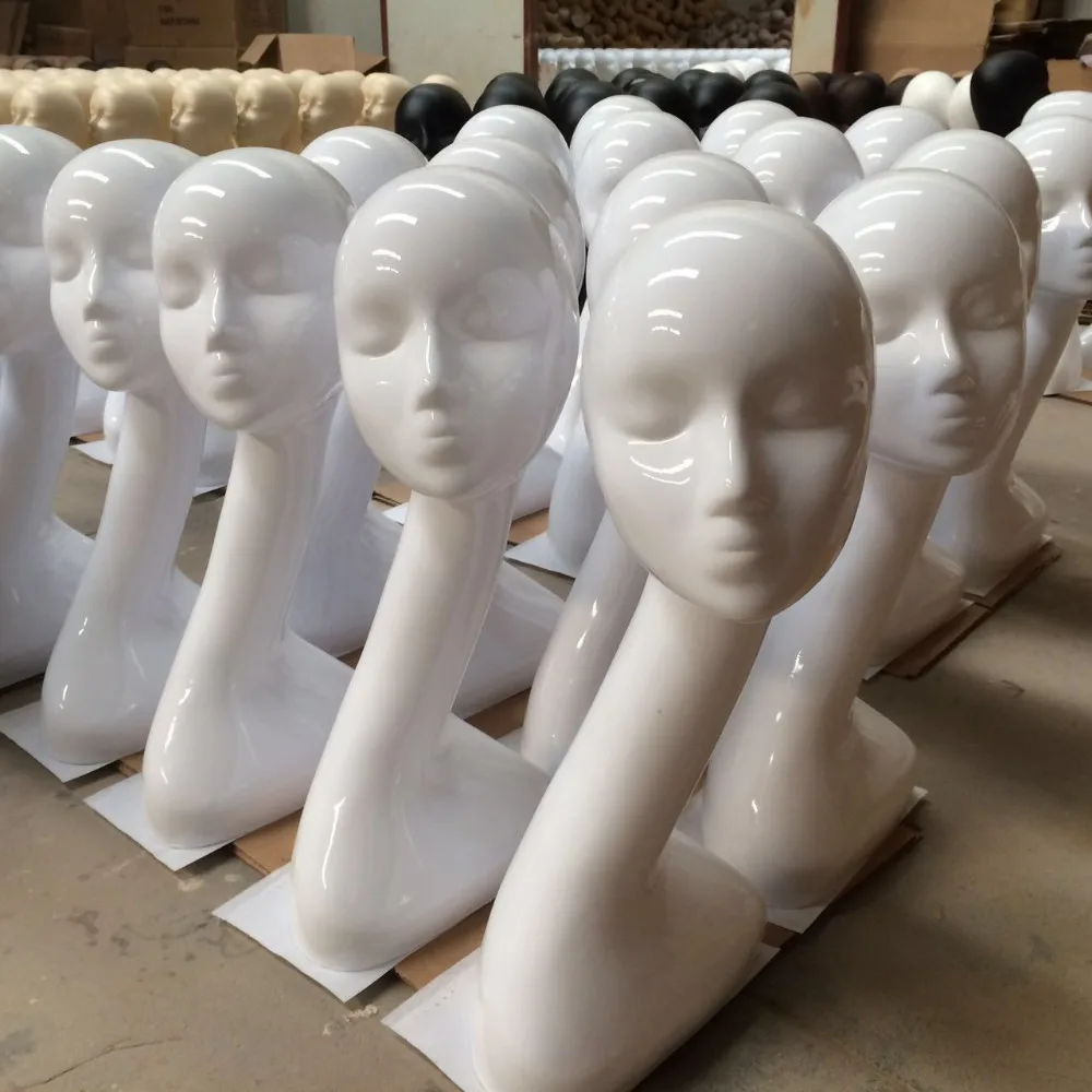 Hot Sale High Quality ABS Realistic Female Wig Mannequin Head Manikin Dummy Head Model For Wigs/Hat/Headset/Jewel Display Hot Sale High Quality ABS Realistic Female Wig Mannequin Head Manikin Dummy Head Model For Wigs/Hat/Headset/Jewel Display