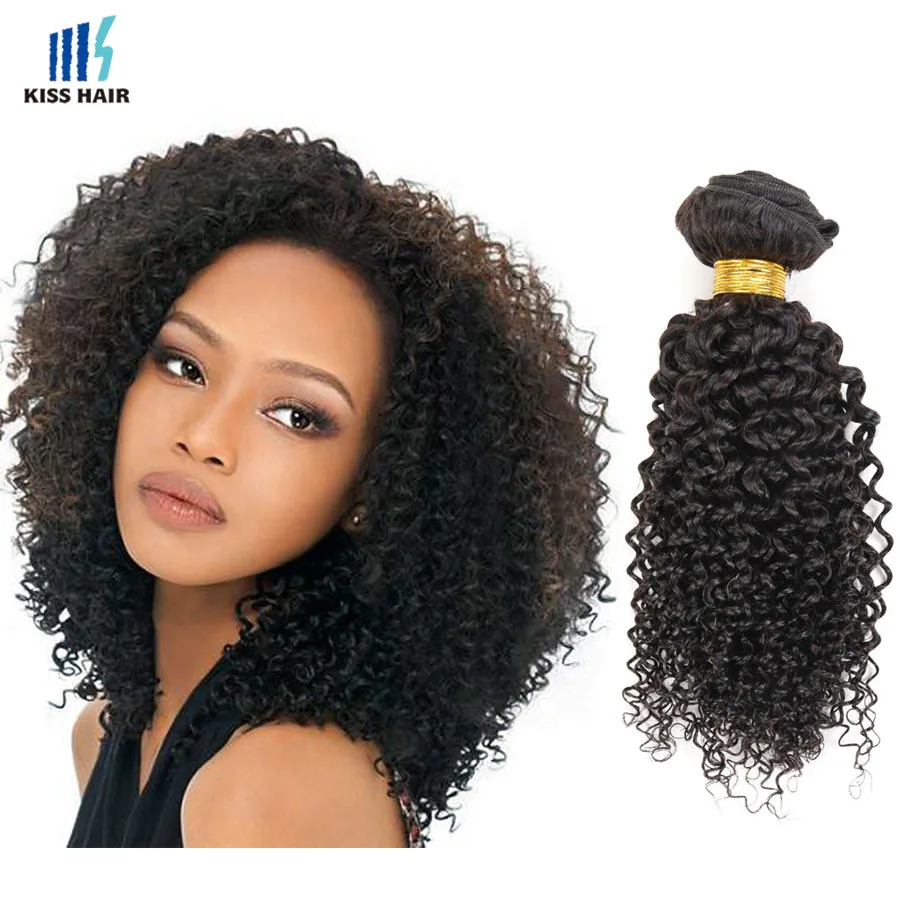 1 Bundle Afro Kinky Curly Hair Extension Kiss Hair Fashion|raw indian hair|...