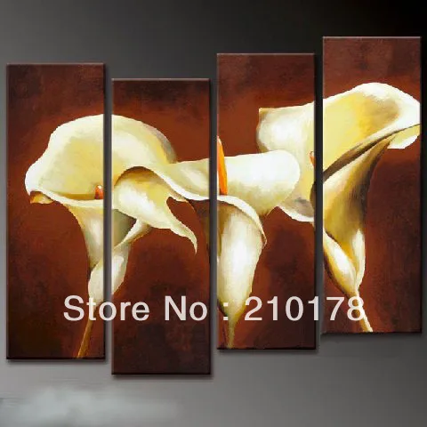 

handmade oil painting on canvas modern 100% Best Art Flower oil painting original directly from artist FL4-094