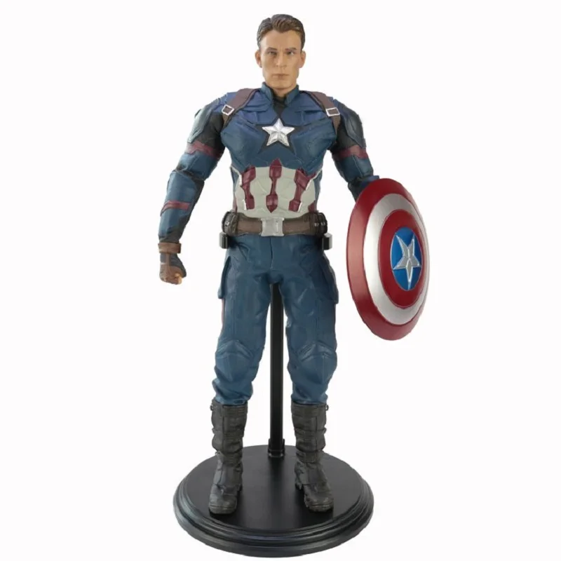 

Marvel Avengers Civil War the statue of Captain America the Leader of the avengers Americanism Collectible Model Toy