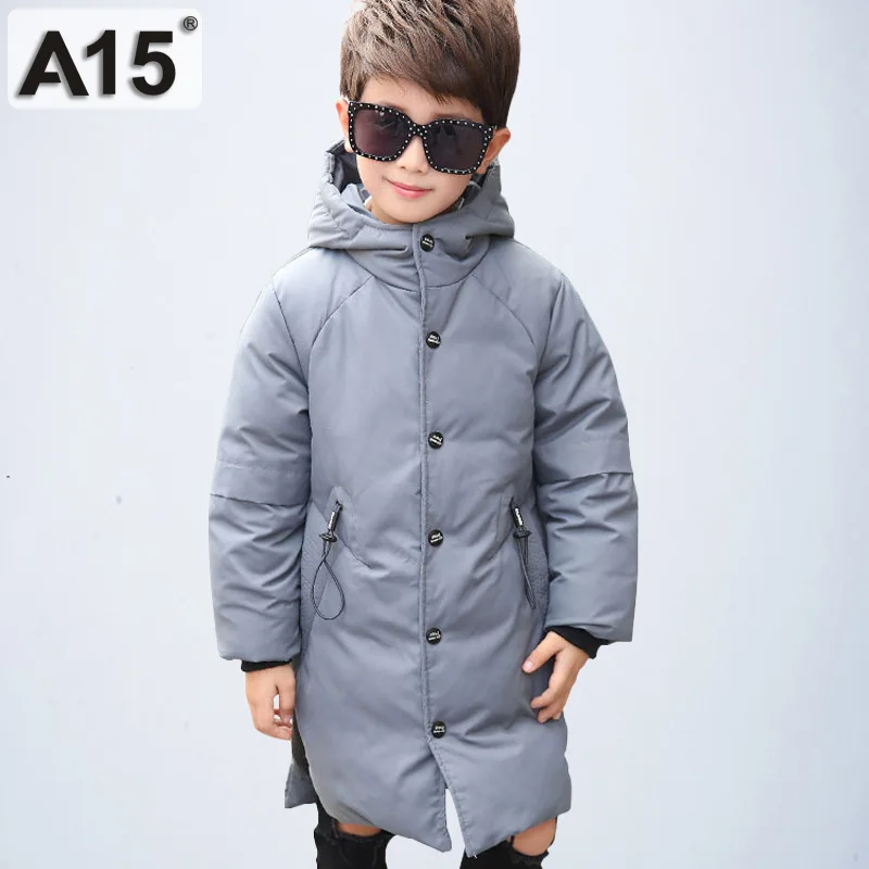 Winter Parkas Kids Clothes Long Big Boys Warm Jacket Toddler Boys