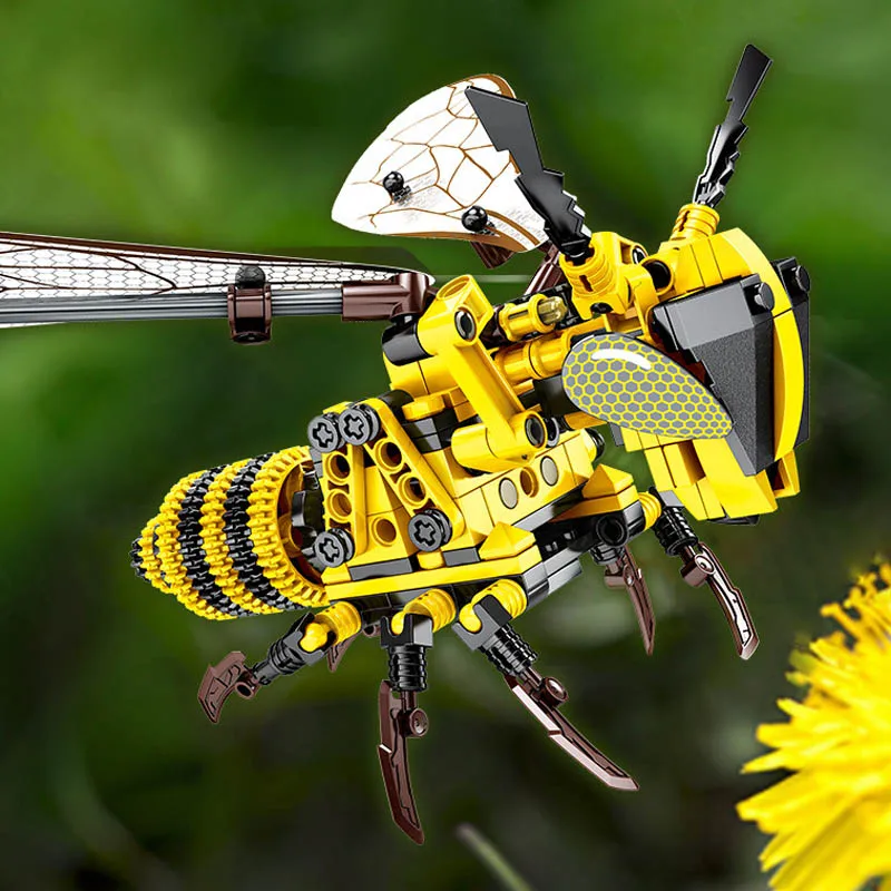 Billig Simulierte insekt DIY Bee Wasp Bausteine Kompatibel legoingly Technik Bricks Set Pädagogisches Spielzeug für Kinder 236 stück