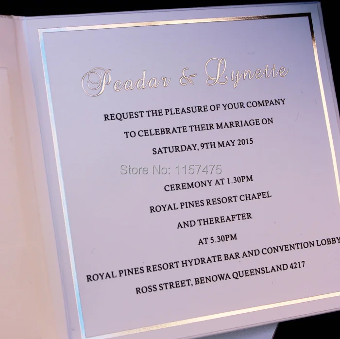 HI1074 -12 Personal Customized Luxury Wedding Invitation with Hardcover.JPG