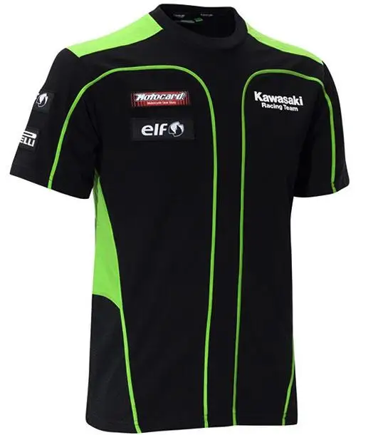 Новая короткая футболка из джерси Kawasaki летняя Велосипедная езда короткая футболка для отдыха Лидер продаж