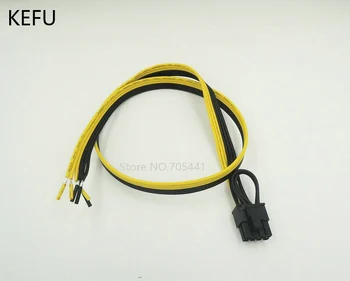 

10pcs/lot 18AWG/16AWG 60CM PCI-E 8(6+2) PC Graphics Video Card DIY Power Extension cable