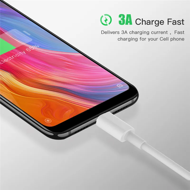 USB C كابل 3A سريع نوع C شحن كابل بيانات USB-C الذكور إلى نوع-C الذكور الهاتف المحمول كابل لجهاز ماكبوك ChromeBook نيكزس