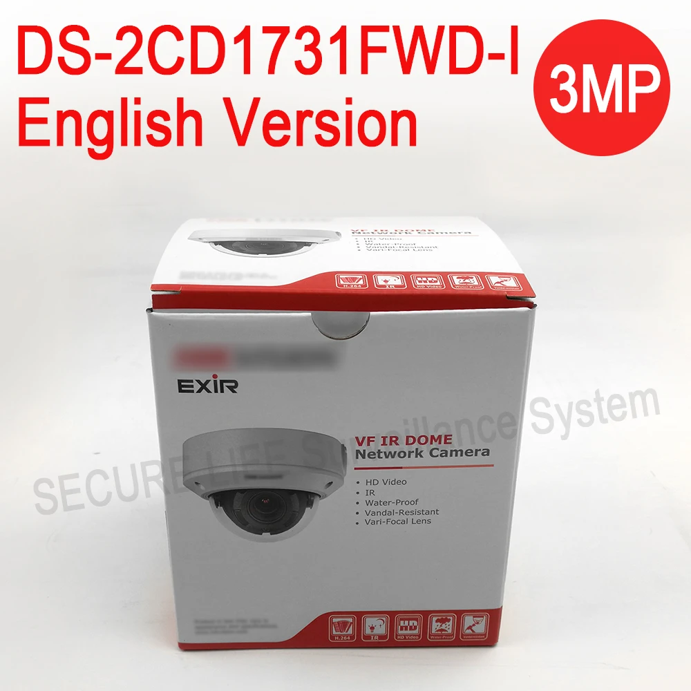In stock English version DS-2CD1731FWD-I replace DS-2CD2735F-IS 3MP dome IP Camera POE,network cctv camera varifocal lens H.264+ In stock English version DS-2CD1731FWD-I replace DS-2CD2735F-IS 3MP dome IP Camera POE,network cctv camera varifocal lens H.264+