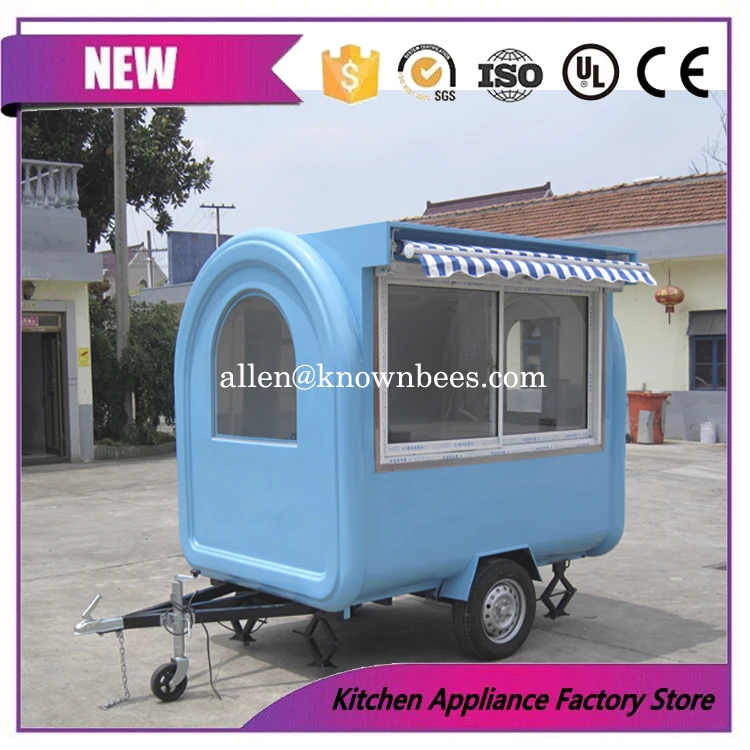 Multifunction mobile food trailer food cart cooking trailer/mobile food cart pricein Food