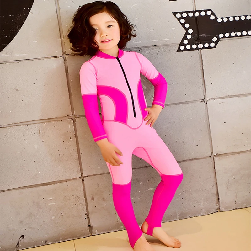 New One Piece Swimming Suit Girls Sports Swimsuit For Children