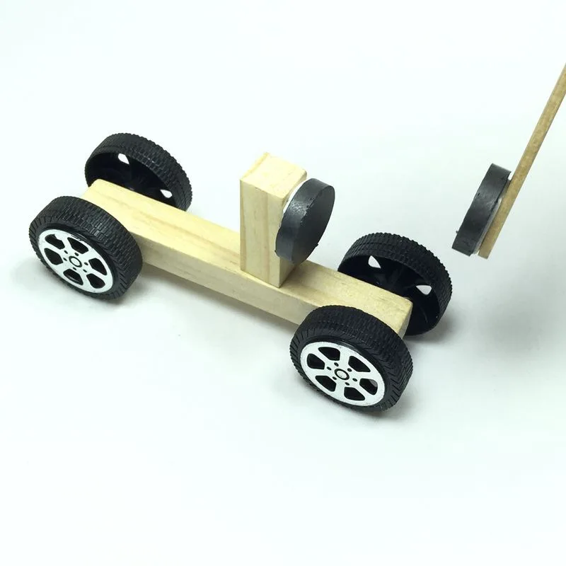  DIY Magnetic Repulsive force vehicle model STEAM Toy Scientific Education teaching aid magnetic phy - 32958235574