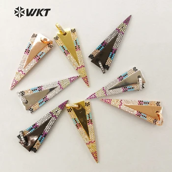 

MP014 Trendy Triangle Pendant Fashion Shiny Pendant Necklace Jewelry Women Decoration Handmade Pendant