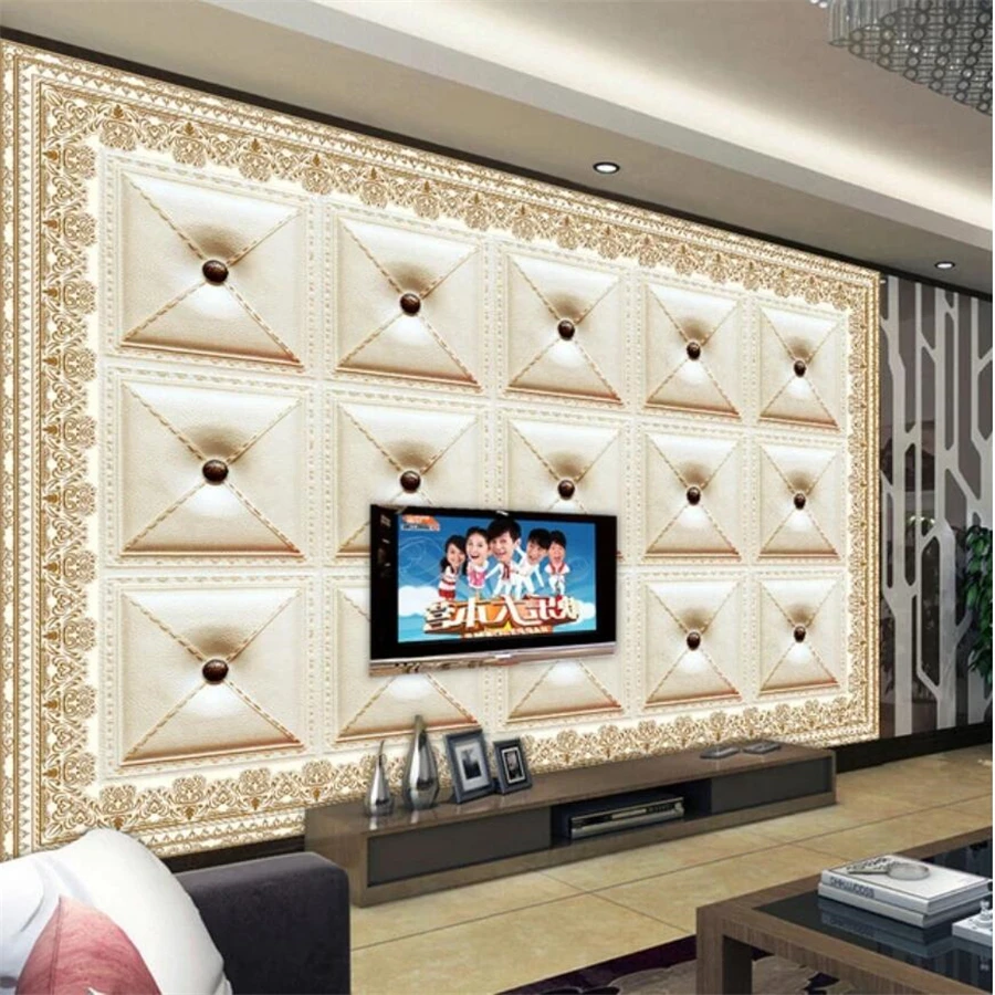 

wellyu Custom wallpaper 3d large photo murals European soft suitcase mural living room TV backdrop wall paper papel de parede