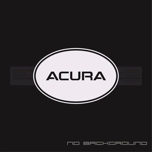 

For 2Pcs/Pair Acura Decal Sticker logo emblem TL RSX TSX TL RDX MDX aspec round circle Pair Car Styling
