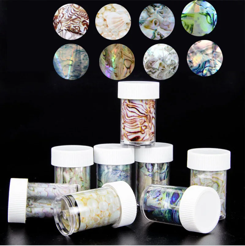 

8 Rolls Gradient Marble Designs Nail Foils Paper Nail Sticker 100*4cm Starry Sky Nail Art Transfer Stickers Manicure Decoration