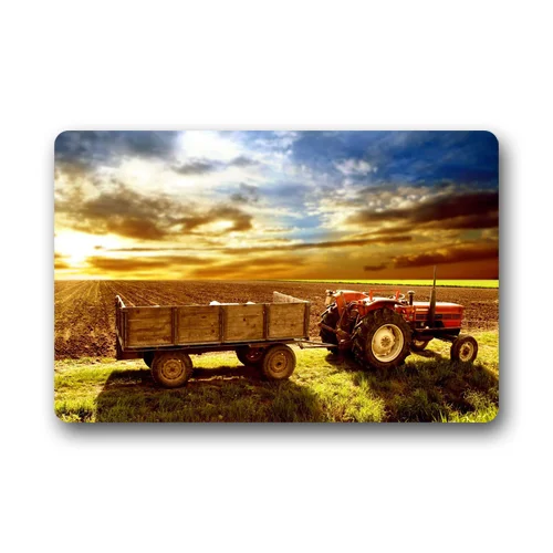 Memory Home New Farm Tractor Doormat Gate Pad Entrance Floor Mat