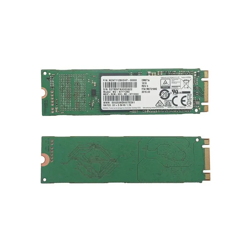 

Samsung PM871 M.2 SATA 128G Hard Internal Server Solid State 510MB/s Read; 480MB/s Write SSD