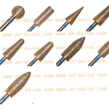 Стоматологический спеченный алмазный Бур полировка Алмазный Бур Диаметр 2,35 мм полный спеченный Бур полностью кремниевый Карбид Бур сетка 170 9 шт
