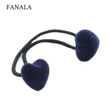 Галстук лента для волос сердце Звездный шар форма эластичные волосы для женщин Веревка хвост держатель