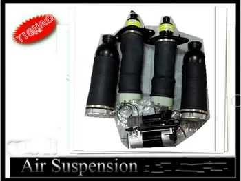 

4Z7616007 4Z7616051D 4Z7616051A for Complete set Allroad Quattro C5 4Wheel Air Ride Suspension Air Spring Bags & Compressor Kit