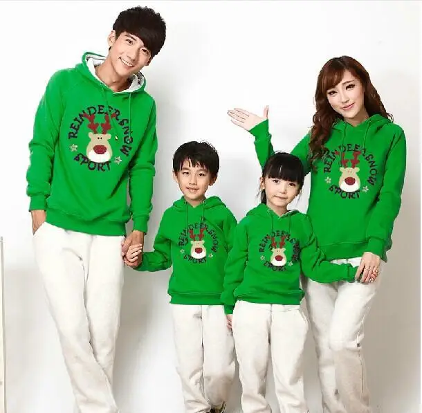 2014 otoño e invierno navidad moda de la familia de lana