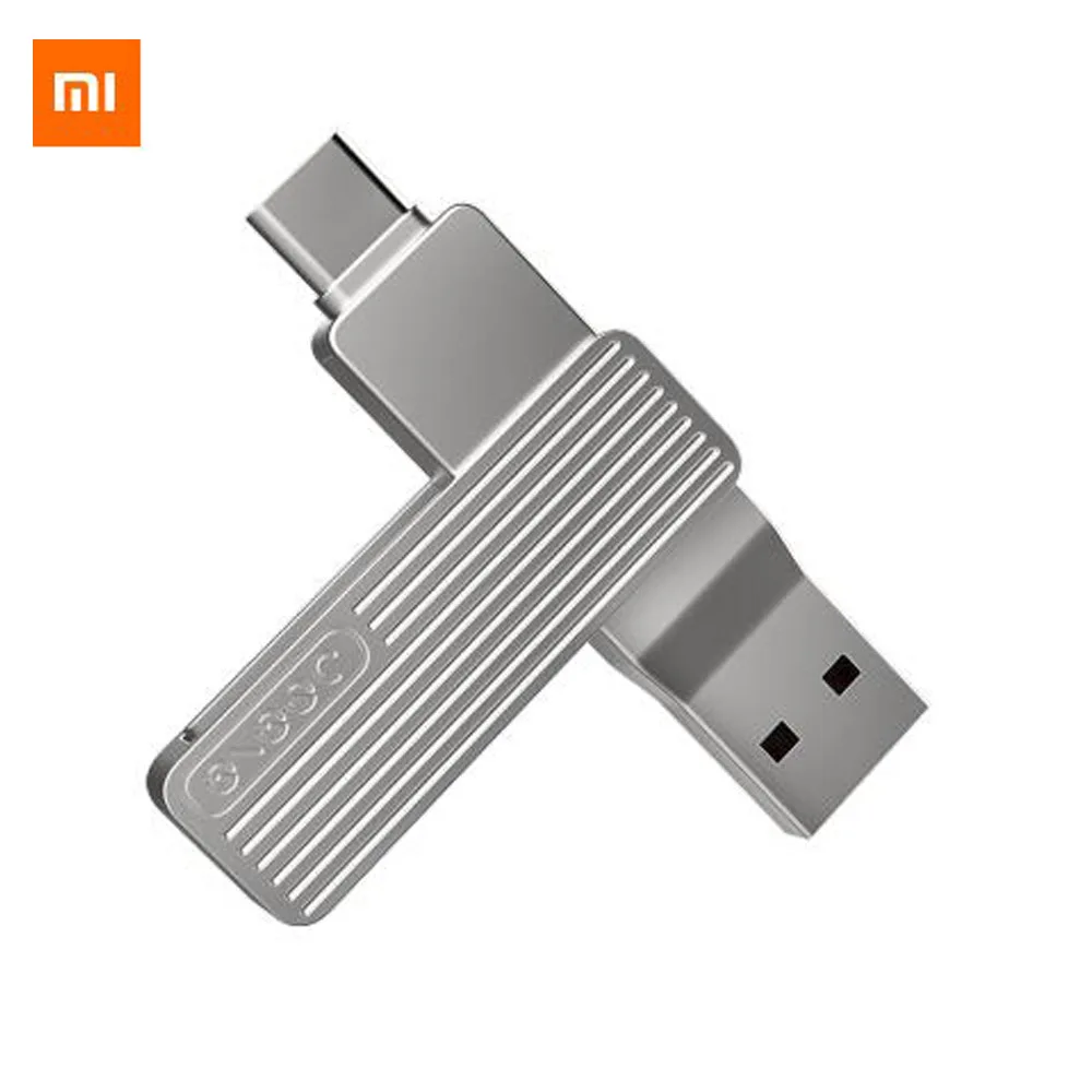 Xiaomi Youpin JESIS Тип с портом типа C двойной Интерфейс мобильного телефона U диск M1 360 Вращение Алюминий сплав Материал 120 МБ/с. может Применение приложение