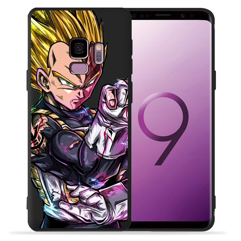 Dragon Ball Супер Саян Гоку Вегета Дракон Чехол для телефона для samsung Galaxy S9 S8 S10 плюс S7 S6 край S10 Lite Note9 8 крышка Etui - Цвет: 10