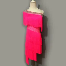 Новые латинские танцевальные костюмы сексуальные старшие камни кисточкой платье латинского танца для женщин латинские танцы конкурсные платья S-4XL A18