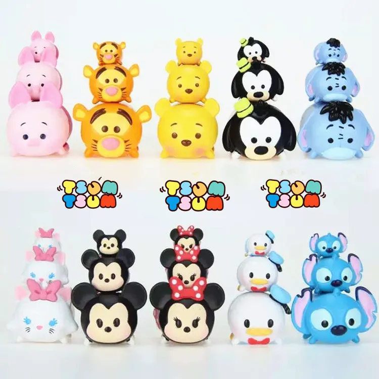 

3pcs/set Tsum Tsum Donald Mickey Winnie Duck Toys Cute Elf Doll Toy Juguetes For Chirldren Gift good quality