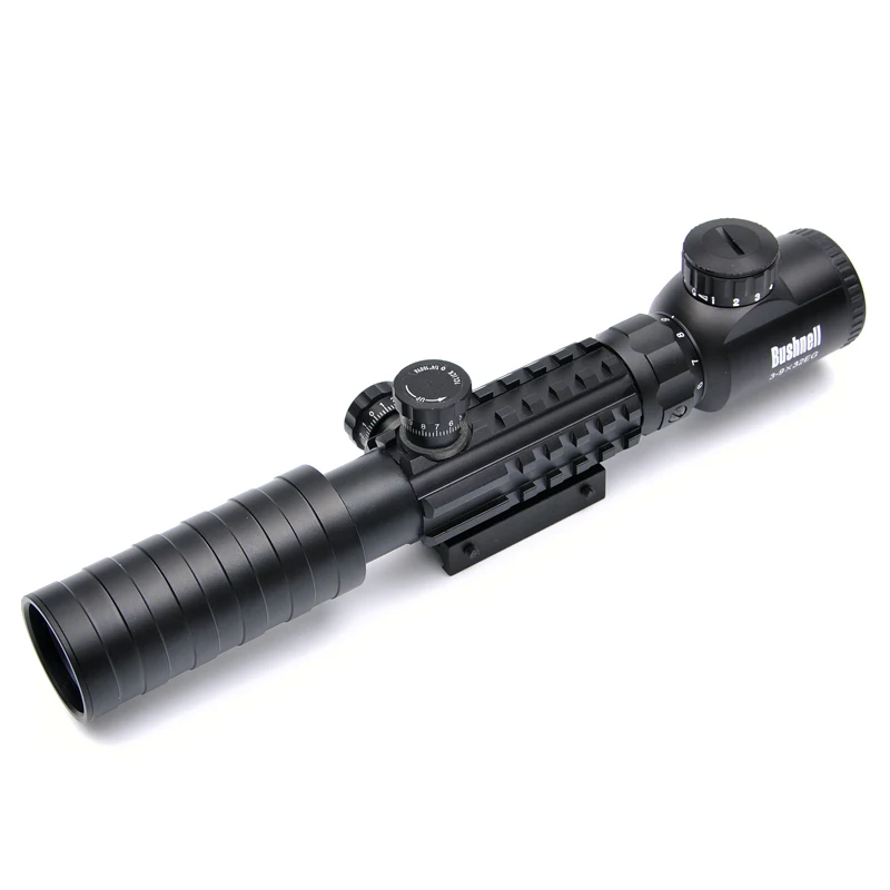 

3-9x32EG Tactical Rifle Scope Red&Green Dot Illuminated Reticle Sight Airsoft Hunting Rifle Scope with Free Lens Cover