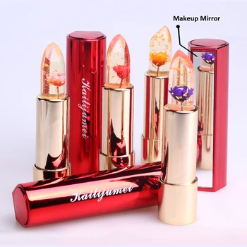 

1pc High Quality Magic Color Temperature Change Moisturizer Bright Surplus Lipstick Lips Care Jelly Flower Lipstick Lip Makeup