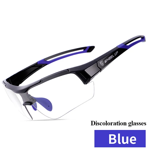 UV400 MTB уличные спортивные солнцезащитные очки фотохромные велосипедные очки для близорукости оправа Очки для близорукости - Цвет: Синий