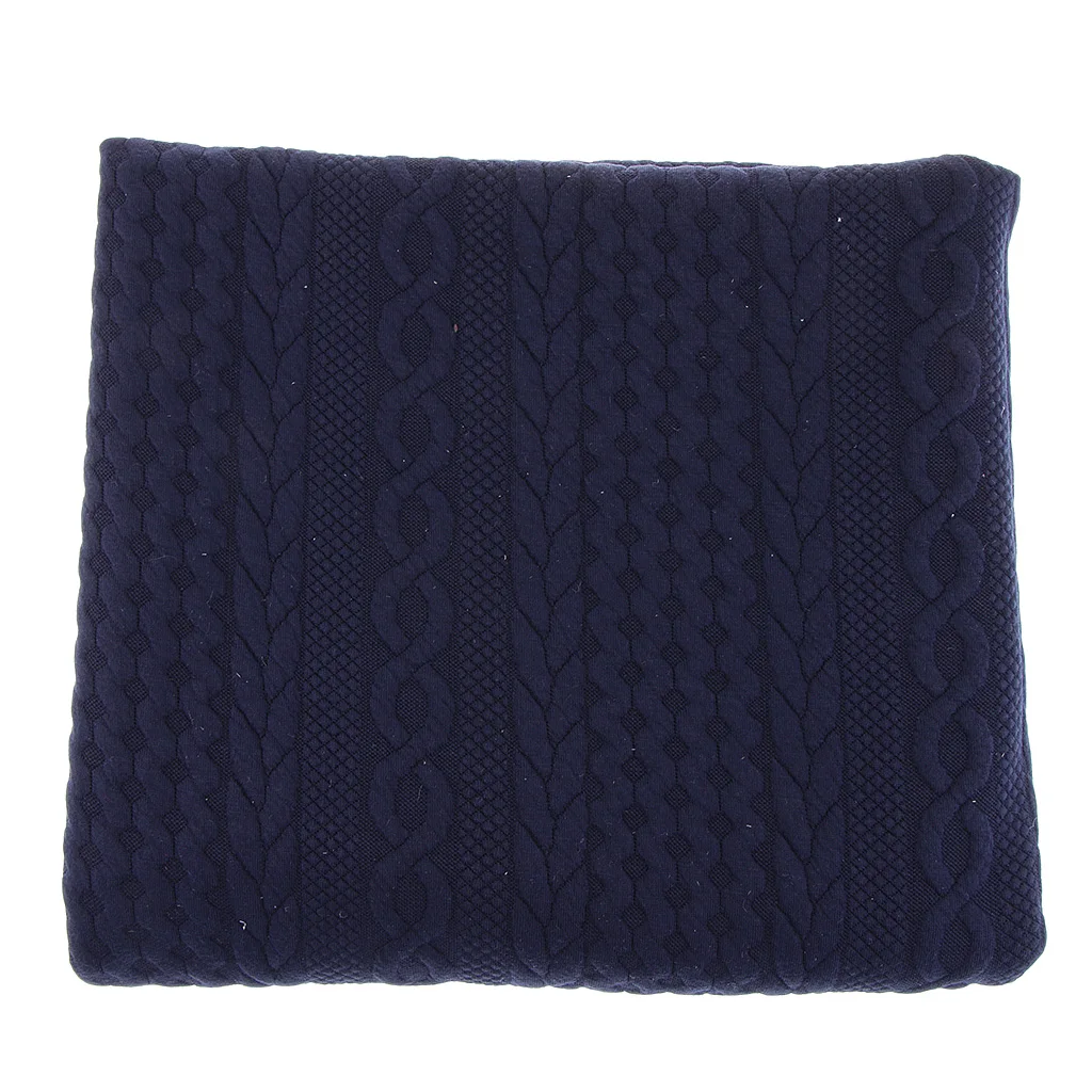 1 Meter 73 Inch Wide Woven Cable Knit Fabric Handmade Home Textile Cloth Fabric for Clothing Accessories Blanket Making