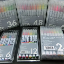 ZIG Kuretake кисти ручки чистый цвет настоящий набор кистей RB-6000AT Японии