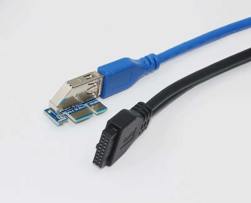 Новая беспроводная сетевая карта фронтальная антенна USB PCI-E 1x на 2 порта USB 3,0 карта 5,2" флоппи-отсек Передняя панель usb-хаб беспроводной адаптер