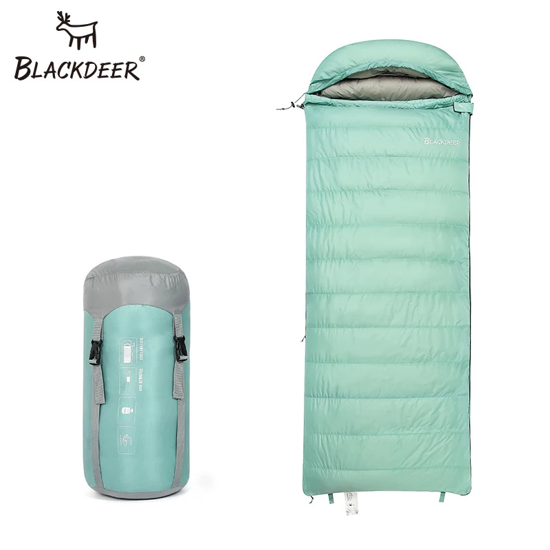 Blackdeer -18 degree Ultralight White Duck Down Sleeping Bag Splice duck feather and down Outdoor Camping Water Resistant