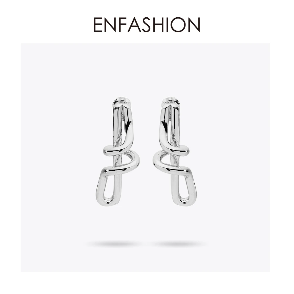 Enfashion, серьги-гвоздики с узлом, золотые для ушей, аксессуары, серьги для женщин, серьги, модные ювелирные изделия, oorbellen,, E5429