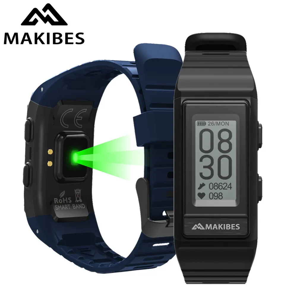 

Makibes G03S GPS Smart Sport Band Heart Rate Multisport Fitness Wristband IP68 Waterproof Always-on display activity tracker