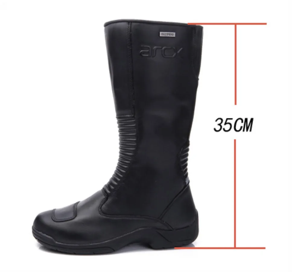 Nieuwe Motorfiets lederen Rijlaarzen Tall Motorlaarzen schoeisel schoenen  maat 39 45|motorcycle boots|motorcycle riding shoesmotorcycle shoes -  AliExpress