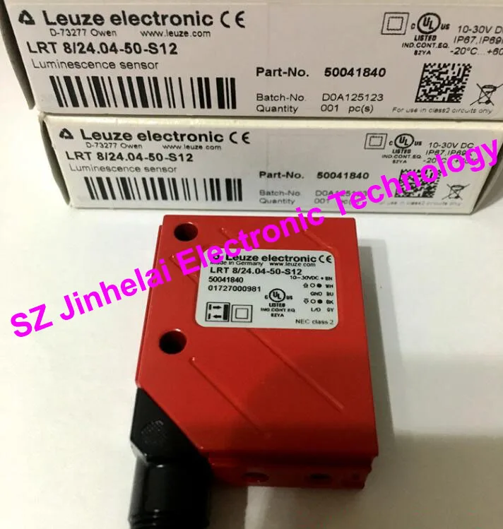 

LRT 8/24.04-50-S12 New and original Germany LEUZE Photoelectric switch, Luminescence sensor
